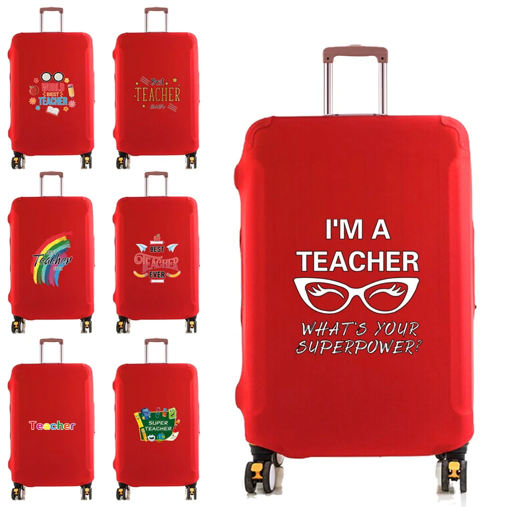 غطاء الأمتعة حامي مرونة الغبار غطاء حقيبة الموضة صالح 18-28 بوصة عربة الأمتعة المعلم Sries إكسسوارات السفر #1