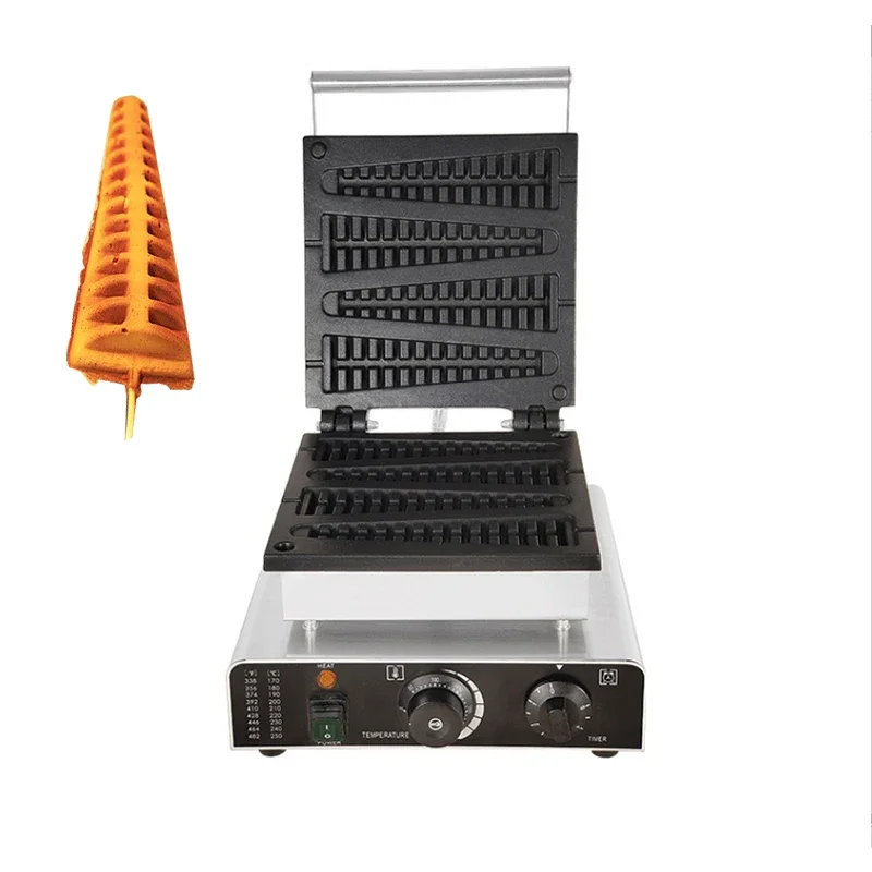 electric lolly waffle maker grill CE approved stick waffle maker machine Commercial 4 pcs lolly waffle baker