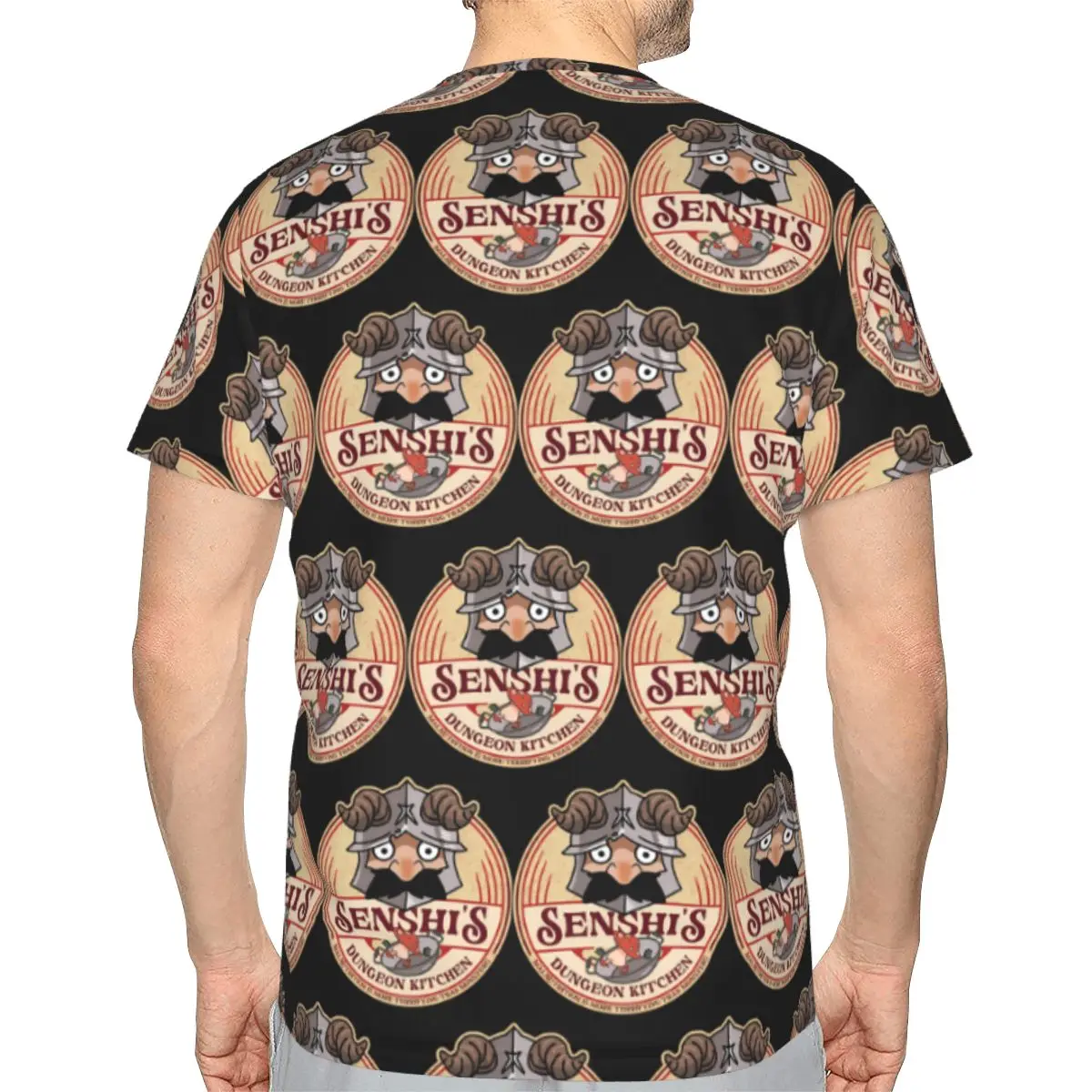 Delicious In Dungeon Senshi Cooking Anime 100% Cotton T-Shirt Men'sFunny T Shirts Men Round Neck Short Sleeve