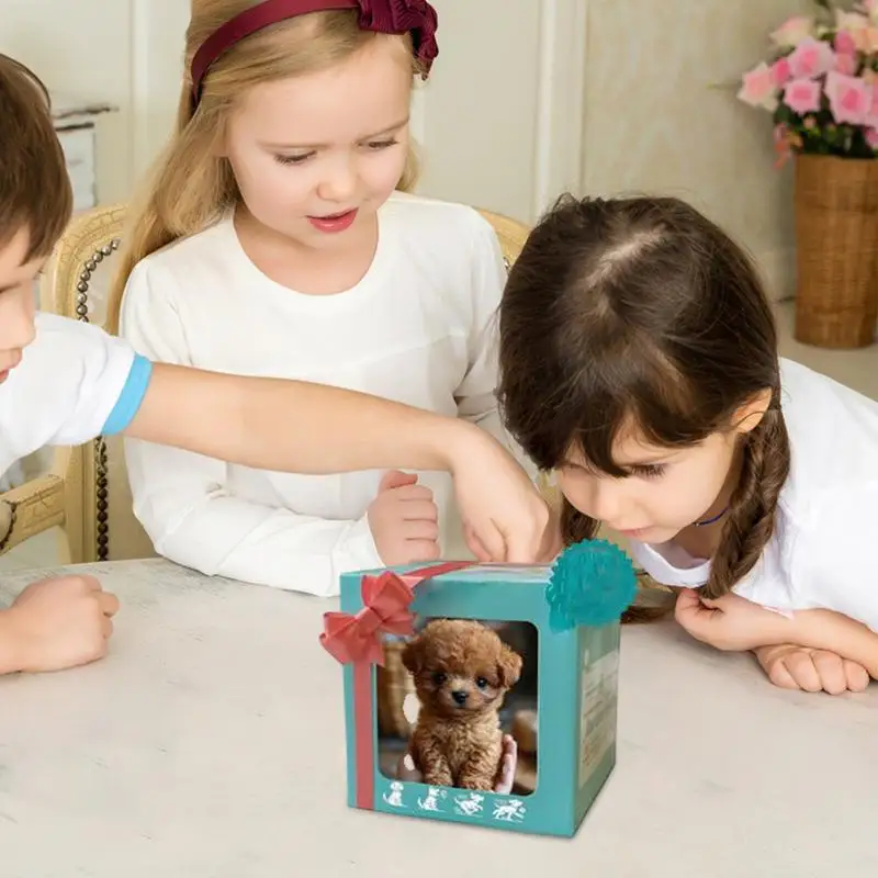 Roboter-Hunde für Erwachsene, realistische Welpen-Roboter-Kollektionen, weicher Plüsch, schöne Tier-Schlaflappenpuppe für Kinder und Erwachsene, emotional