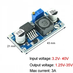 LM2596s DC-DC 3A Adjustable Power Supply Module Step-down Module LM2596 Voltage Regulator 24V 12V 5V 3V For Car/ Electric Equip