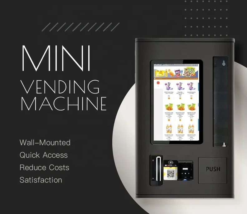 Mini age verification vending machine small wall mounted shoes cleaning vending machine