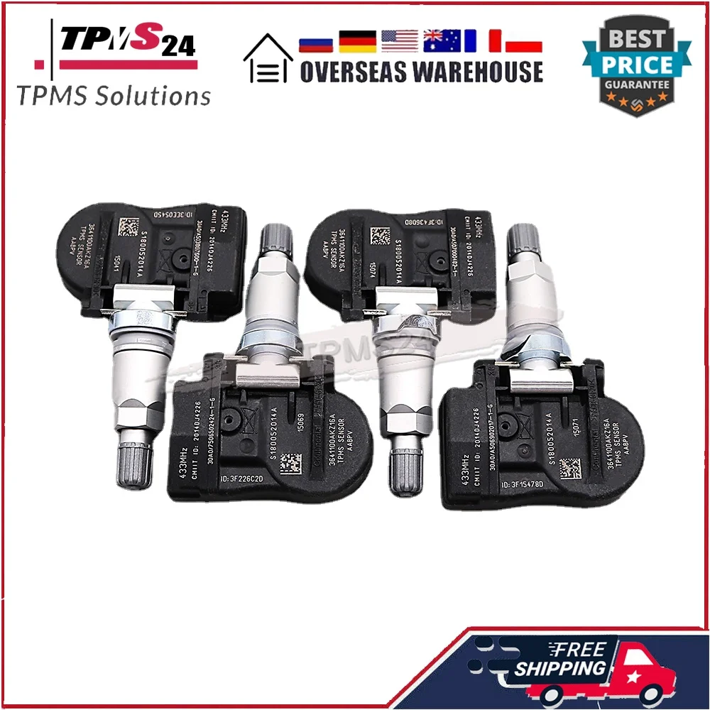 Tyre Pressure Sensor For Great Wall Wingle5 Wall C50 Harvard H5 H6 433MHz TPMS SENSOR TIRE AIR PRESSURE SENSOR 3641100AKZ16A
