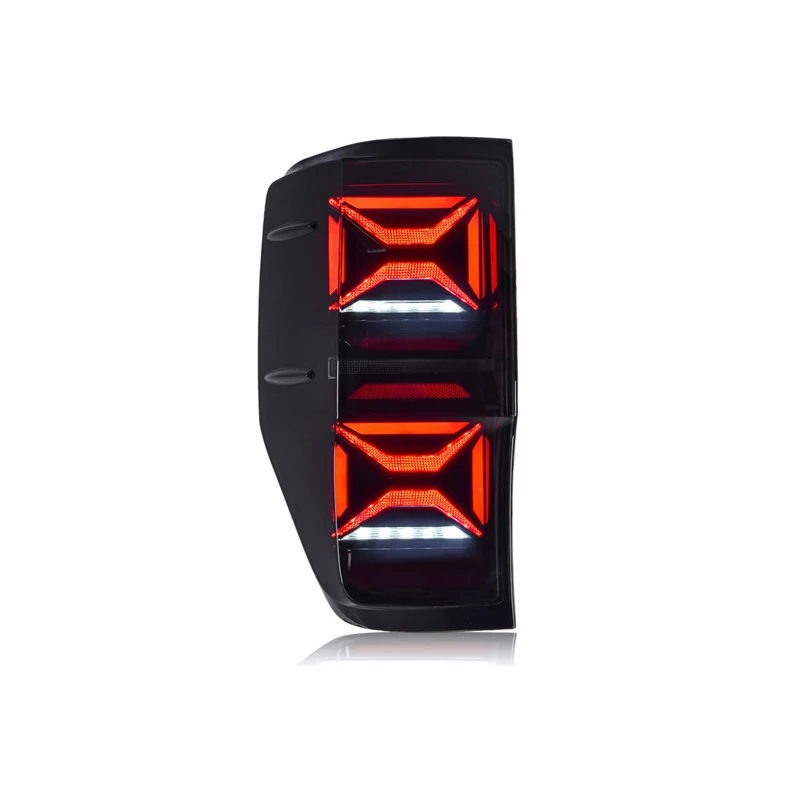 Luci posteriori per auto per Ford RANGER 2012-2019 Full LED Freno Lampada di coda retromarcia Indicatore di direzione dinamico Gruppo lampada di coda