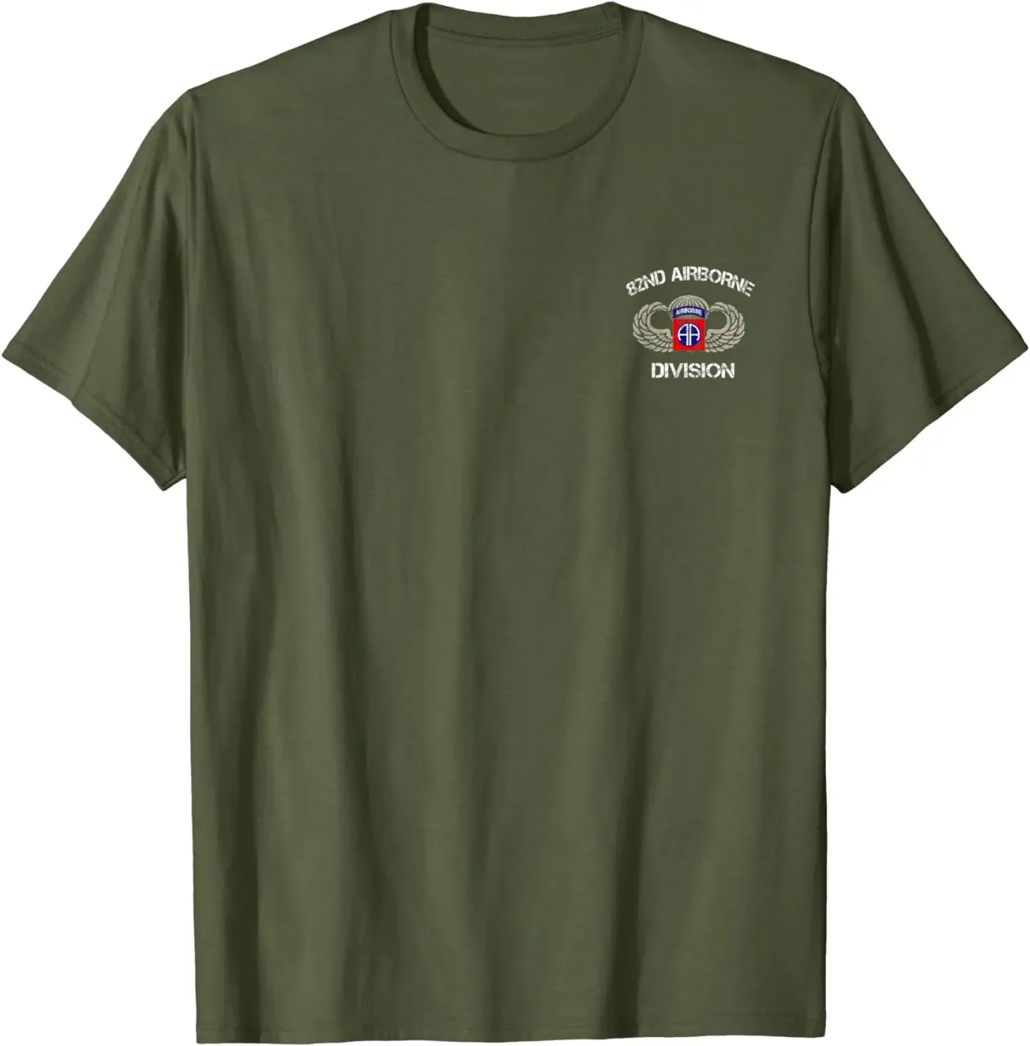 82nd Airborne Division Veterans Day Gift T-Shirt 100% Cotton O-Neck Summer Short Sleeve Casual Mens T-shirt Size S-3XL