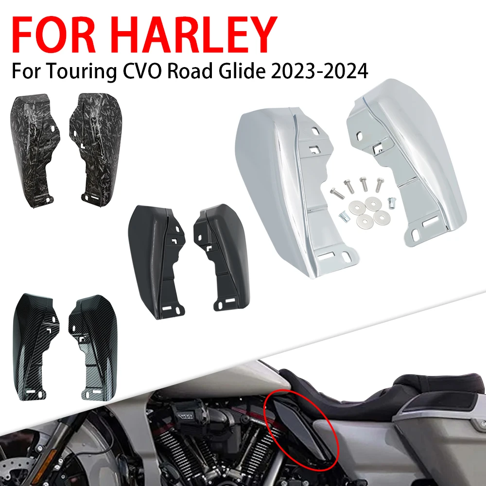 

Motorcycle Accessories New Mid Frame Air Deflector Heat Shield Fit For Harley Davidson Street Glide Road Glide CVO 2023 2024 +