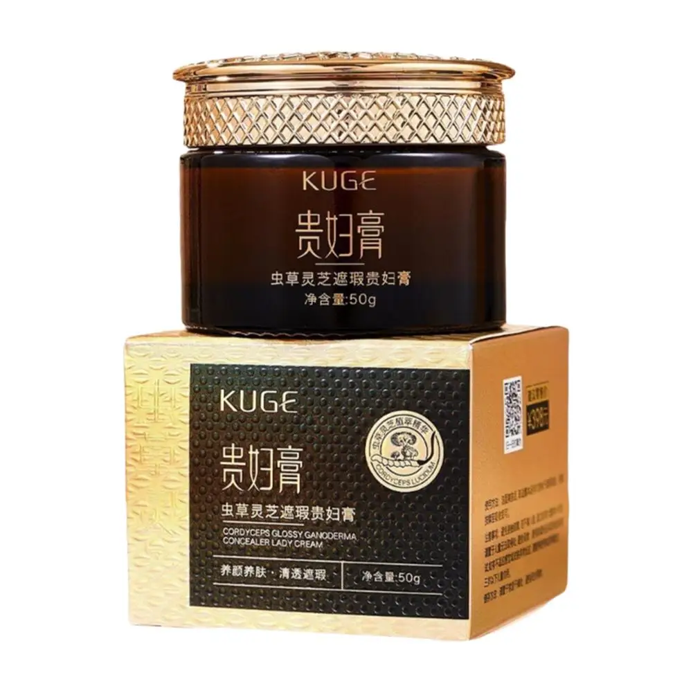 50g Women's Face Cream Kuge Cordyceps Lingzhi Concealer Cream Care Moisturizing Face Clear Face Product Lady Cream Z5b1