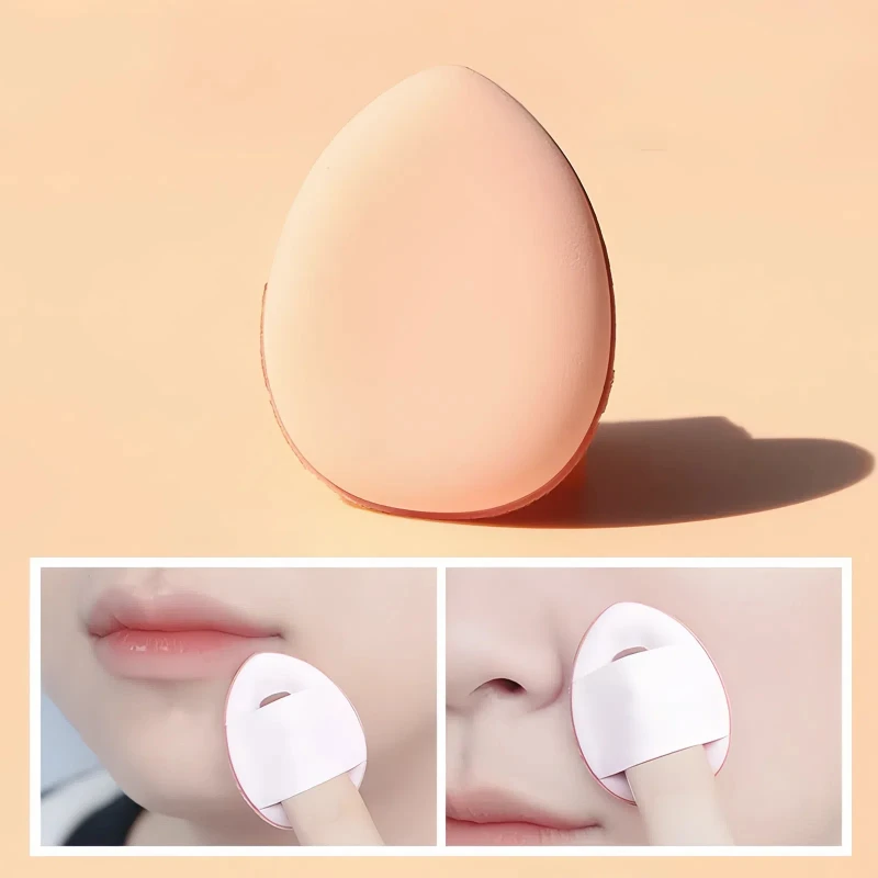 2/5/10 قطعة حجم صغير المهنية التجميل وسادة نفخة المخفي الأساس التفاصيل فنجر نفخة مجموعة ماكياج الإسفنج الجمال أداة