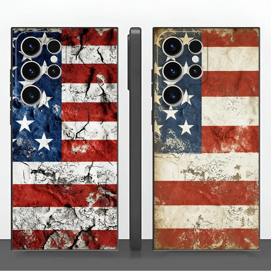 National Flag Pattern Case for Samsung Galaxy S26 S21 FE S20 S10 S9 S23 Note 20 Ultra 8 9 10 S24 Plus S25 Ultra Funda Phone