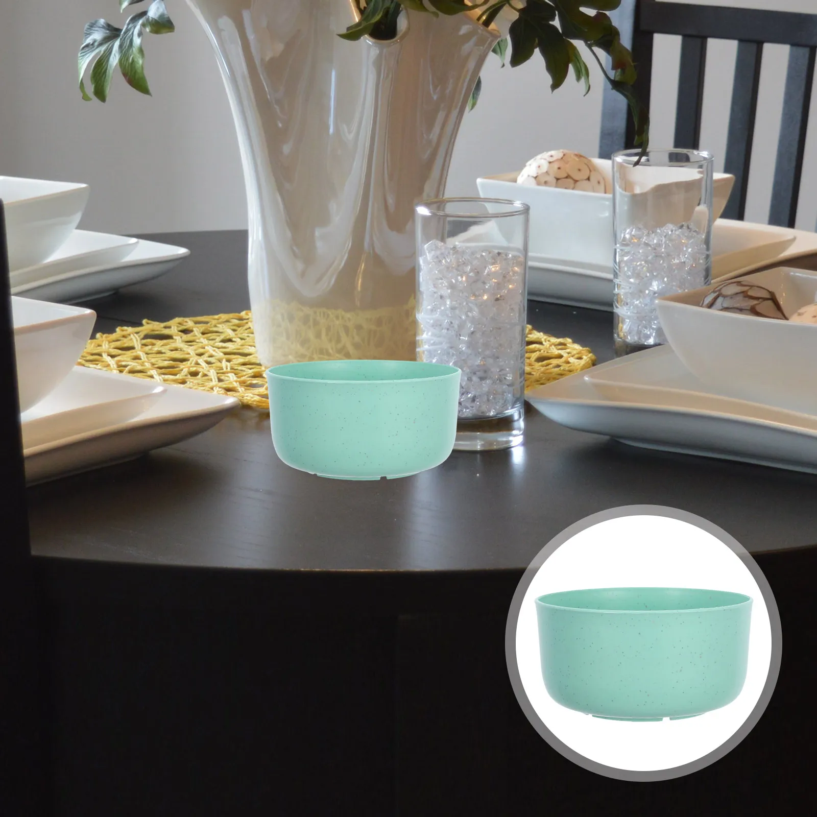 

10 Pcs Plastic Bowl Food Household Bowls for Kitchen Dipping Serving Salad Fruit
