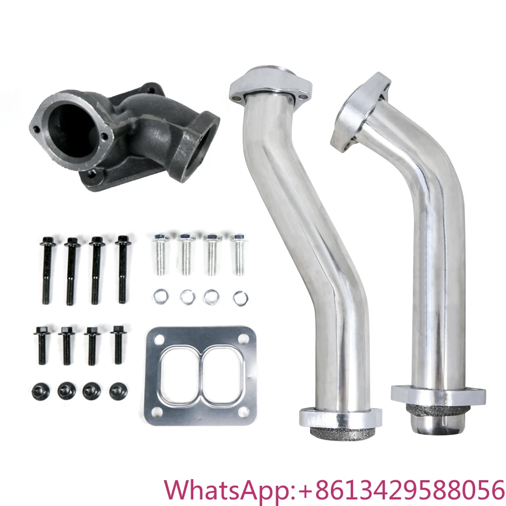 

Heavy Duty Stainless Steel Bellowed up Pipe Kit 94-97 OBS for Ford 7.3L Powerstroke