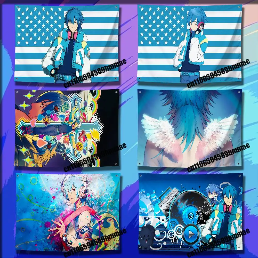 

For Aoba Seragaki D-Dramatical Murder Flag 50*70cm 60*90cm 80*120cm 100*150cm 150*200cm Camp Wall Banner Tapestry Cover