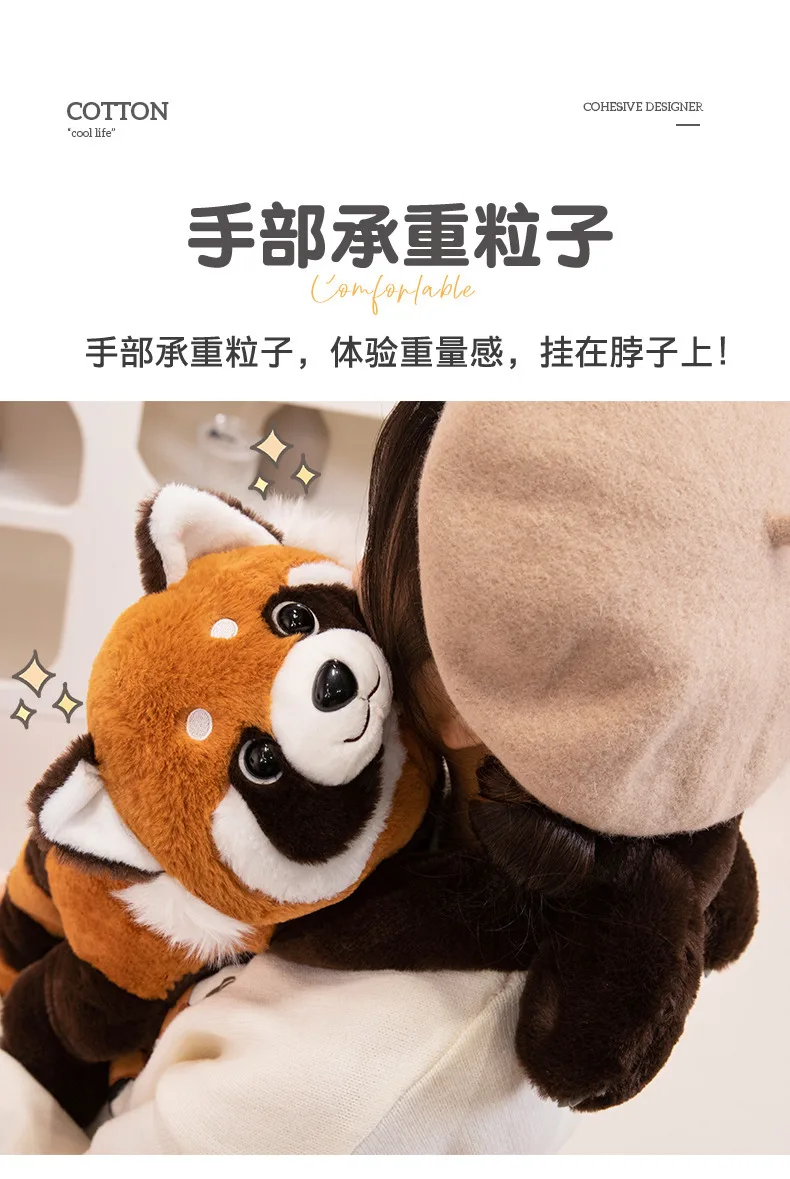 30/65cm Cute Long Arm Stuffed Animal Arm Weighted Soft Plush Pillow Raccoon Koala Bear Sloth Dinosaur Gift for Boys and Girls