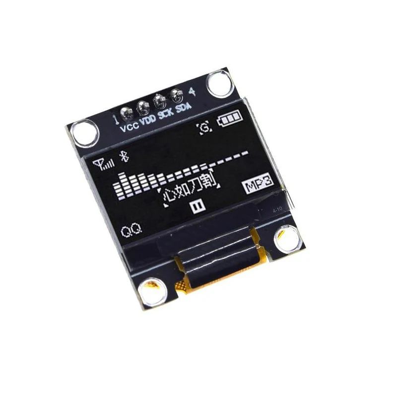 0.96 Inci IIC Serial 4Pin Putih/Biru/Kuning Biru Modul Tampilan OLED 128X64 12864 Papan Layar LCD UNTUK Arduino