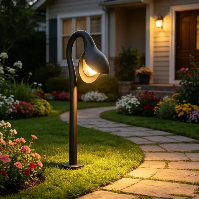 Unique outdoor waterproof IP65 LED lawn light, aluminum 60cm 5-year warranty CRI 90