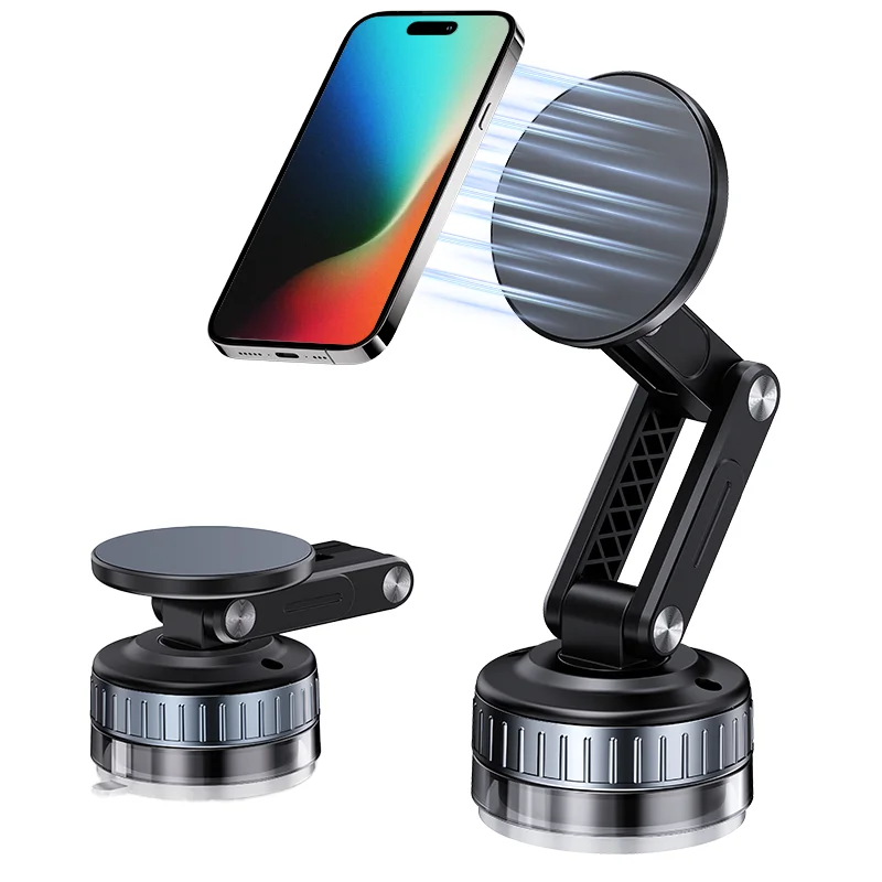 

Car Phone Holder 360° Rotation Stand Suction Cup Navigation Bracket Magnetic Vacuum Car Magnetic Holder for iPhone Samsung