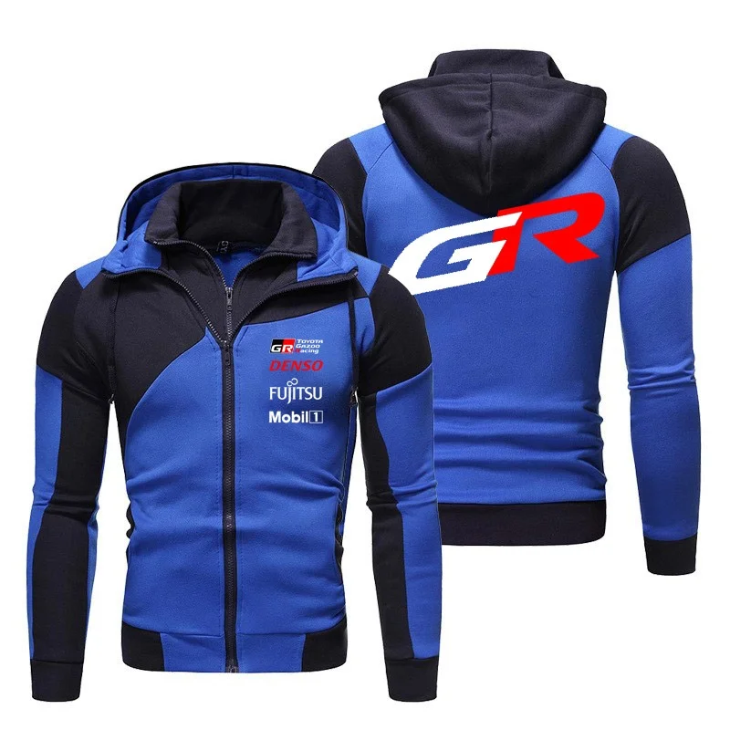 

2025 Toyota Hooded GR TRO Logo Printed Sweatshirt Pullover Fashion Motorcycle Men's Clothing Custom Zipper Hooded Sweatshirt