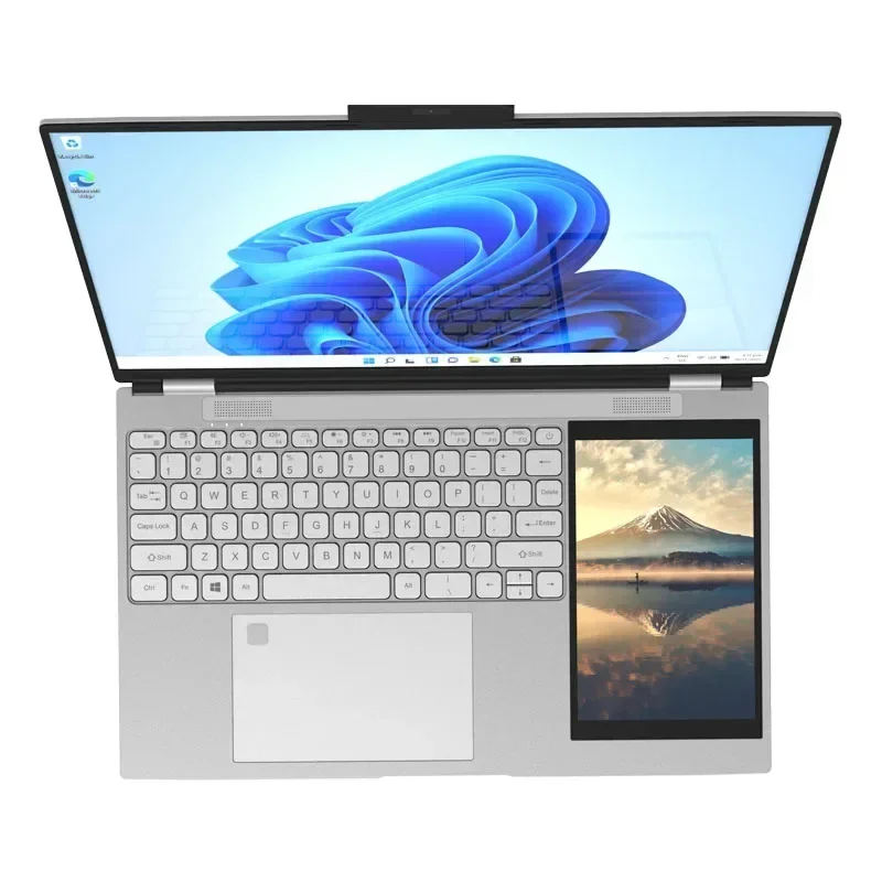 High Quality Fast Data Storage  N5105 Core Business Laptop Computers 15.6 Inch + 7Inch Home Quad Core Dual Screen Laptop