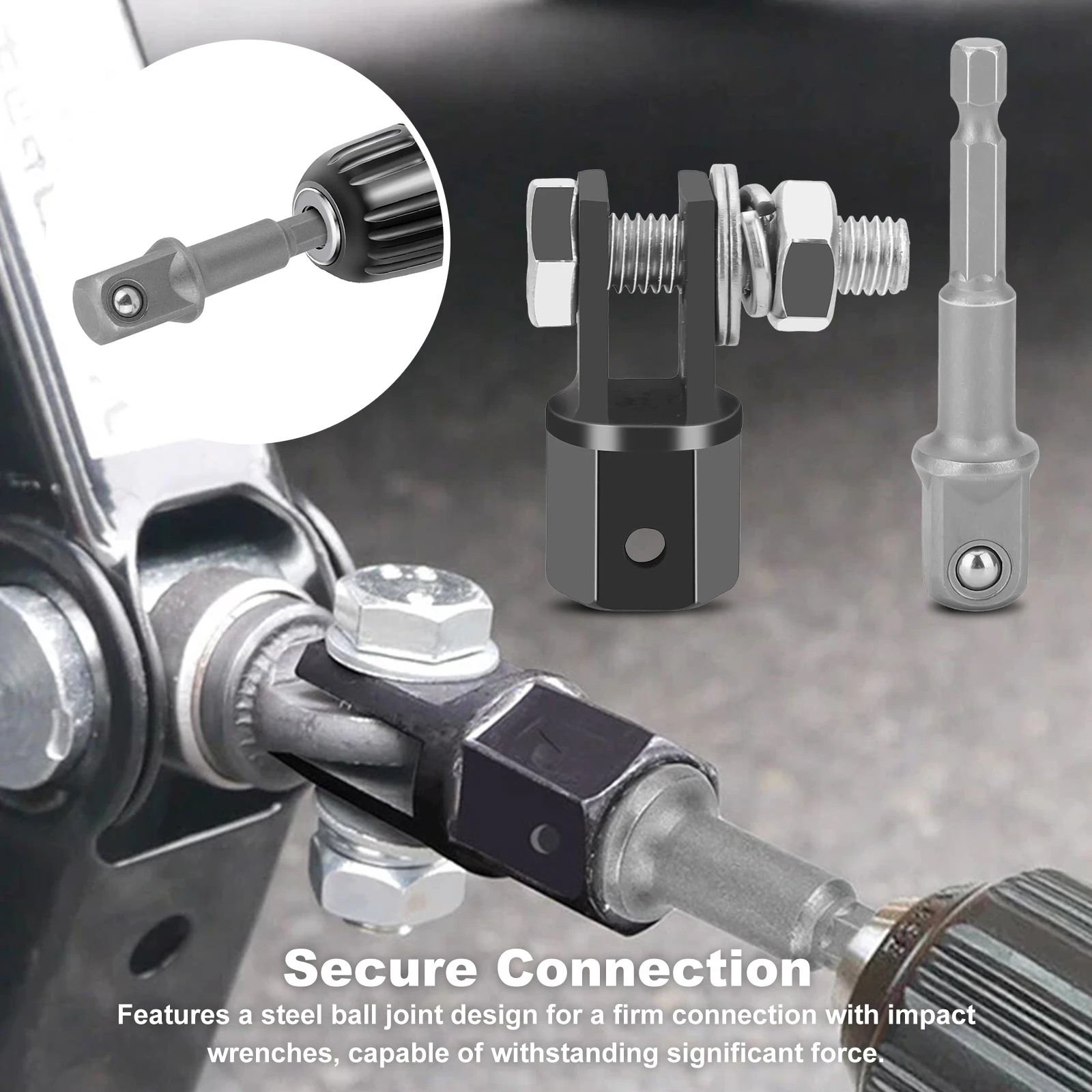 

1/2 Inch Car Scissor Jack Adapter Chrome Vanadium Steel Drive Impact Wrench Tool Car Jacks Lifting Equipment