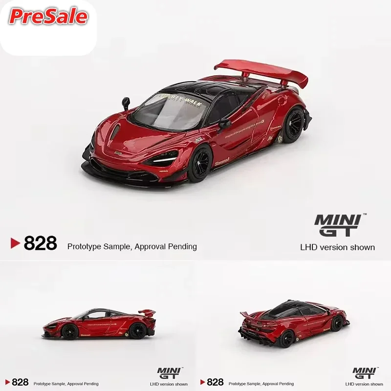 

Литой автомобиль MINIGT 828 1:64 LBWK MCL 720S, коллекционные игрушки