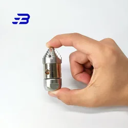 High-pressure Rotating Nozzle 3/8 Inner Thread 30L/min Sewage Cleaning Mouse Rotating Nozzle Oil Stain Cleaning Water Mouse