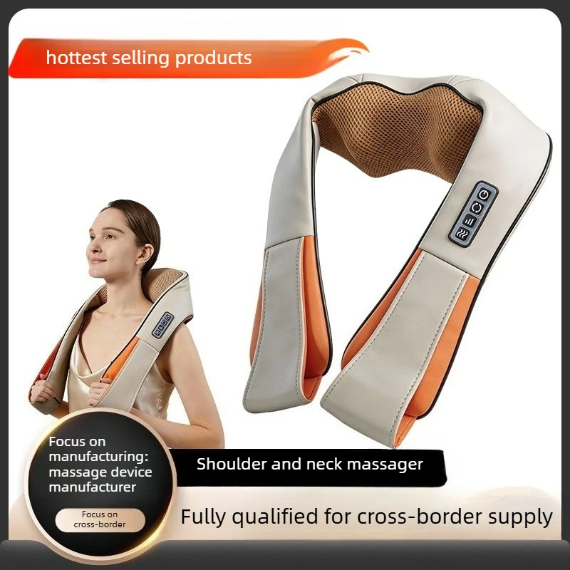 

Электрический массажер для шеи и плеч с функцией разминания и подогрева, портативный умный массажер для дома