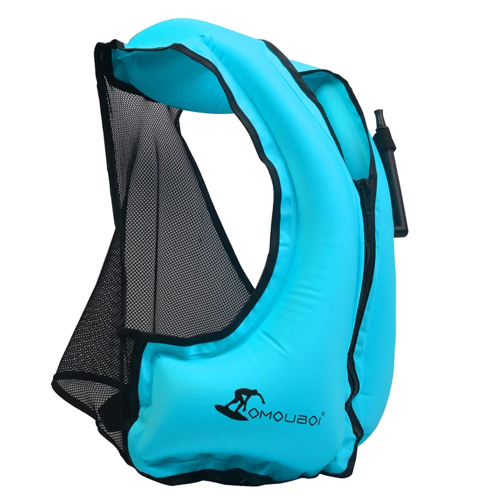 Adult Inflatable Swimming Life Vest for Surfing and Snorkeling, Water Safety Sports Life Jacket