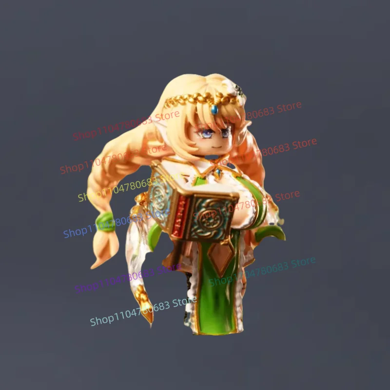 Moc blocos de construção ação mini figura assistente elf dos desenhos animados anime acessórios montagem modelo ornamento brinquedo presente coleção