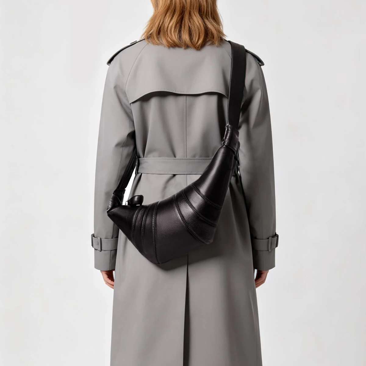

Korean Style Urban Simple Large-Capacity Textured Bucket Bag Underarm Bag 2026 New Versatile Single-Shoulder Crossbody Women's Bag