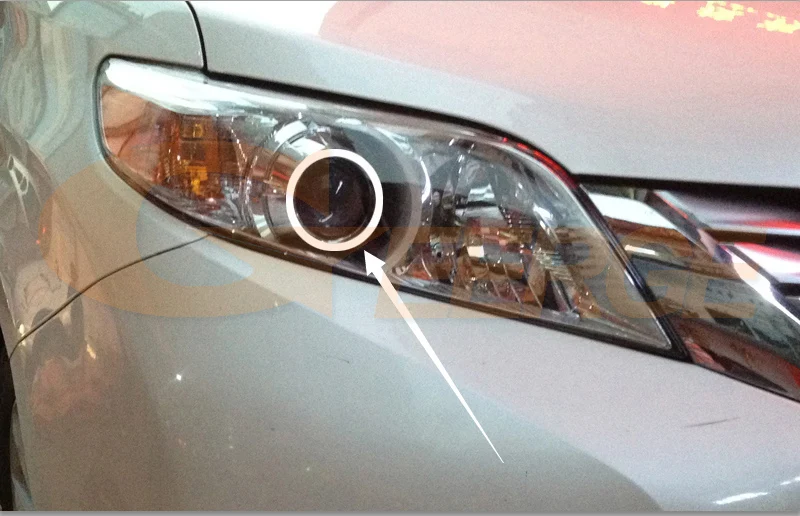 لتويوتا سيينا L3 2010 2011 2012 2013 2014 ممتاز الترا برايت A/W المبديل DRL بدوره إشارة LED عيون الملاك هالة خواتم