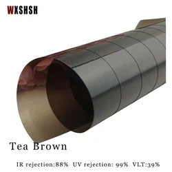 Window Privacy Film Brown Heat Insulation Anti-UV Removable Durable Drop Shipping Vinyl for Home and Office