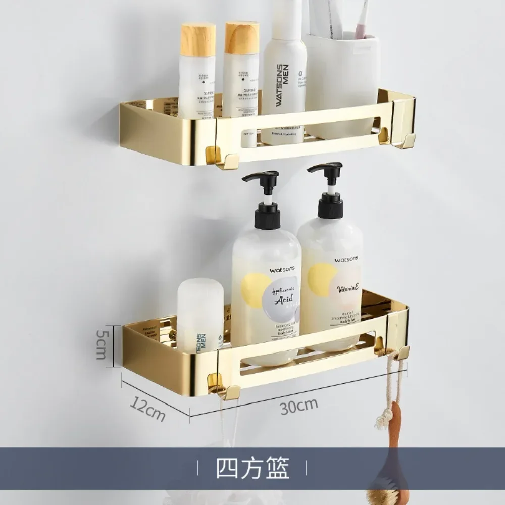 304 Stainless Steel Bathroom Accessories Towel Rack Gold Plated Toilet Brush Paper Towel Holder Towel Rings Bath Hardware Sets