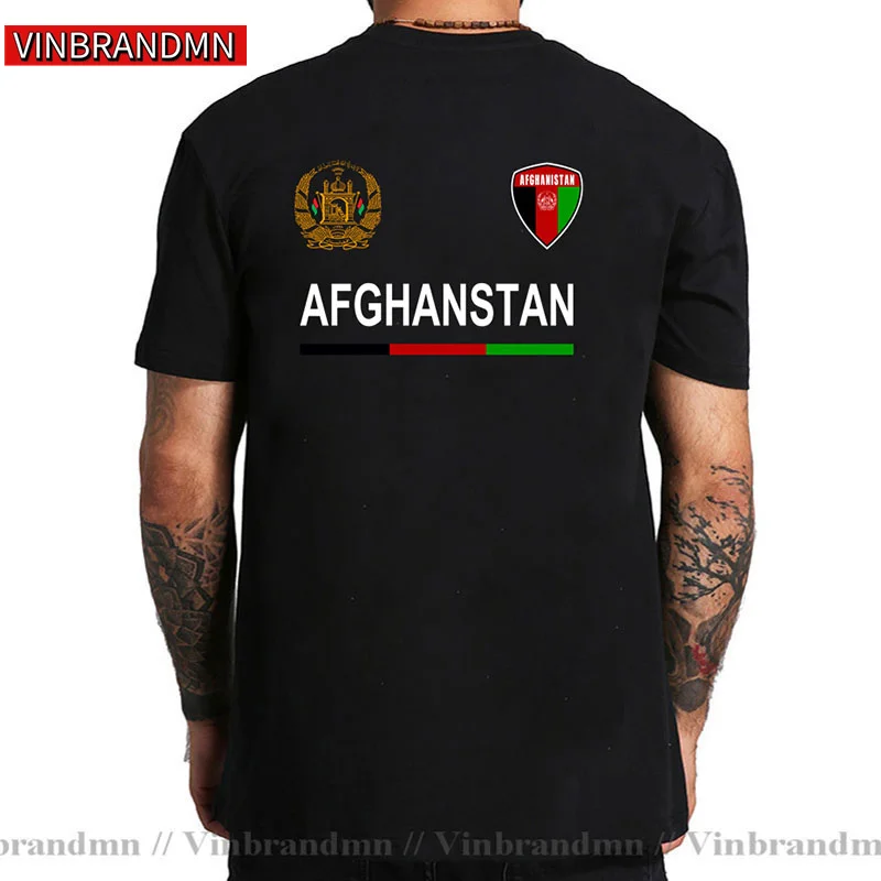 Afghanistan Sport_Soccer Jersey Tee Afghan Flag Footballer T-Shirt Country Team T Shirt Men Trend Fashion Tee Shirt AFG Clothing