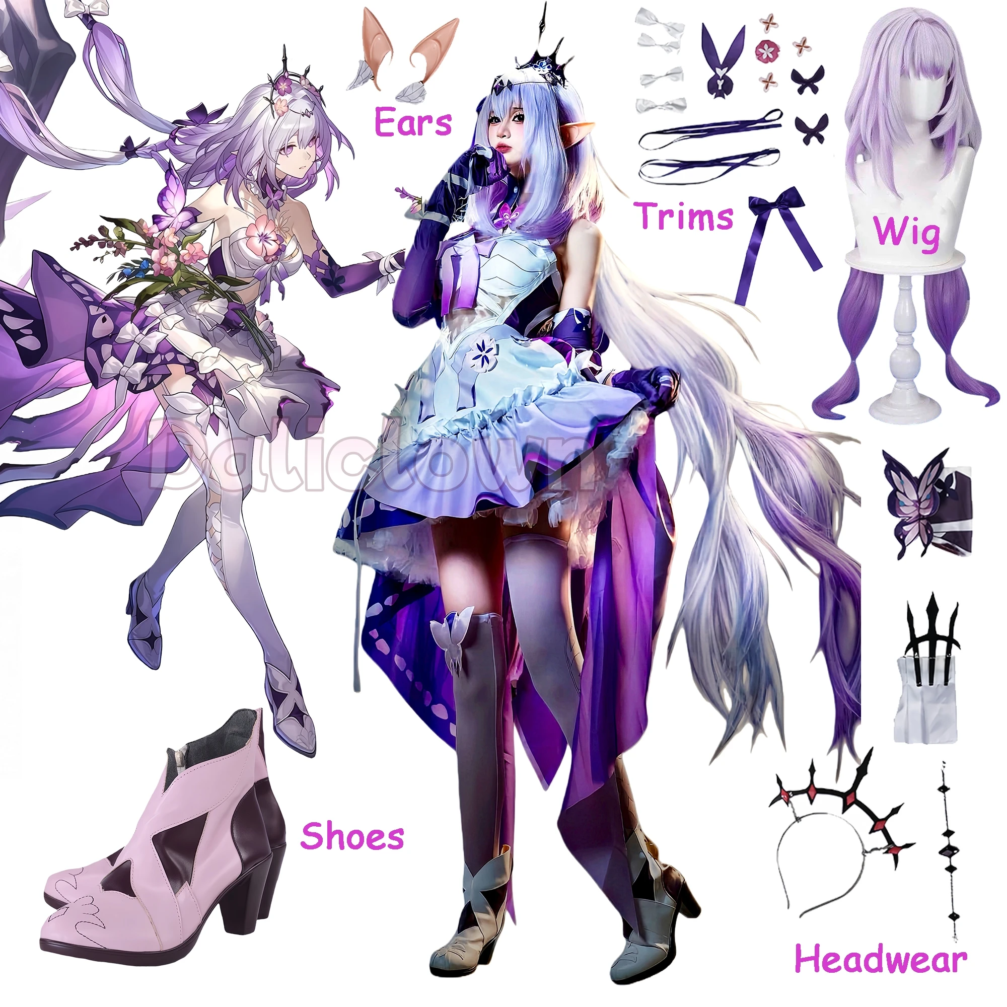 Men Shoes China - Disfraz de Castorice para Cosplay HSR