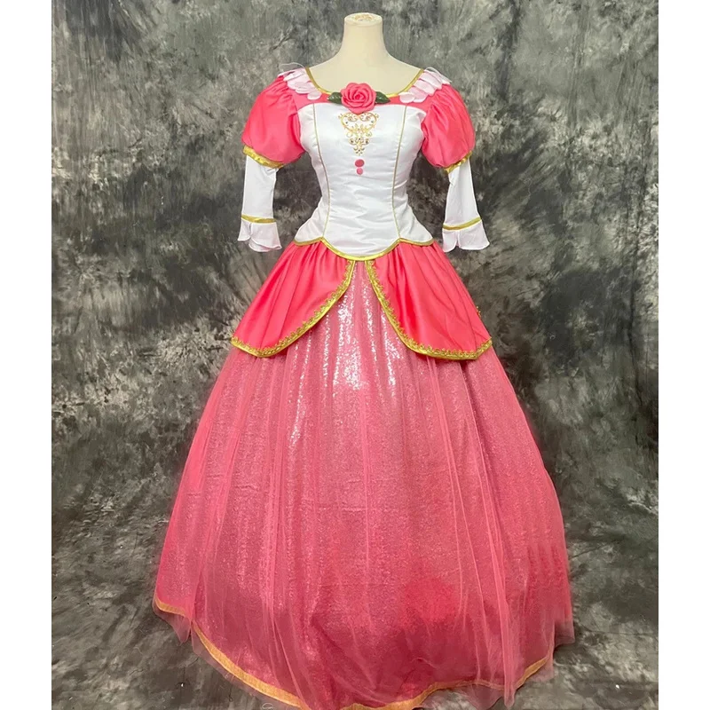 Custom Made Princess Genevieve Cosplay Costume High Quality Dancing Party Halloween Carnival Fancy Dress