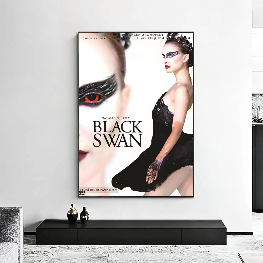 الفيلم B-البجعة السوداء المشارك HD الفن لزجة جدار مقاوم للماء غرفة المعيشة المنزلي غرفة نوم الديكور الجمالي #5