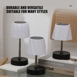 LED Night Lamp Stepless Dimming Touch Night Lights USB Rechargeable Eye Protection Shrink Table Lamp for Bedroom Bedside Desk