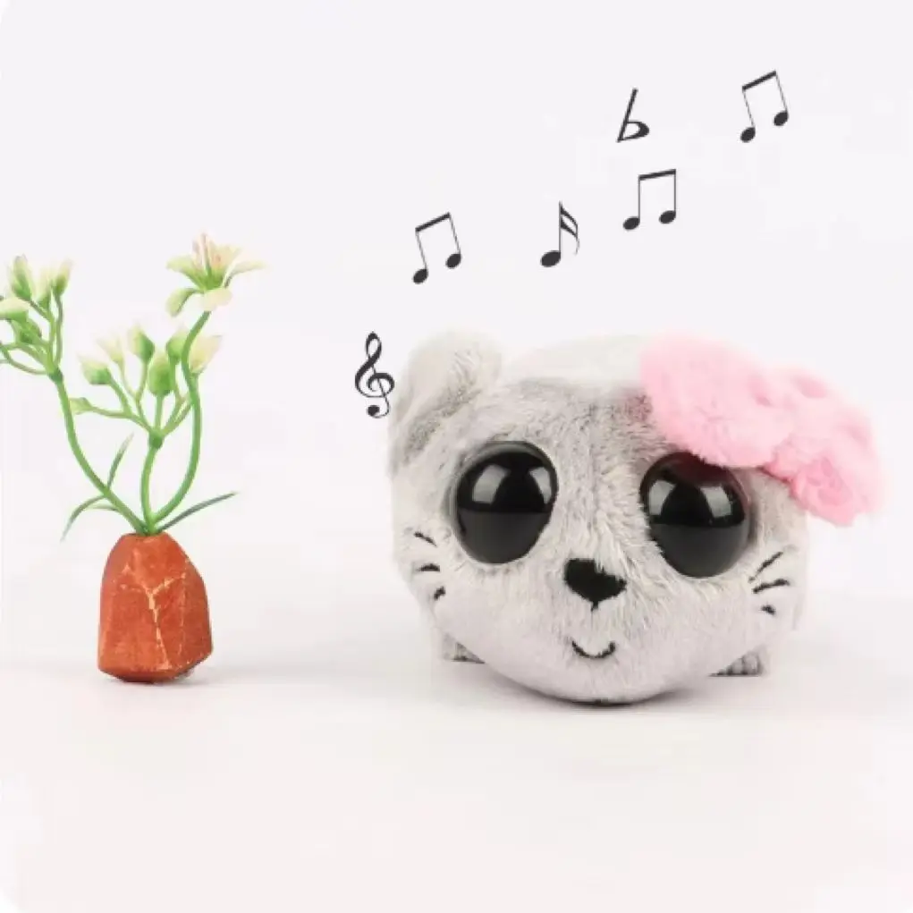 

NEW Kawaii Sad Hamster Musical Plush Toy Soft Stuffed Animal Cute Hamster Plush Dolls for Children Kids Christmas Birthday Gift