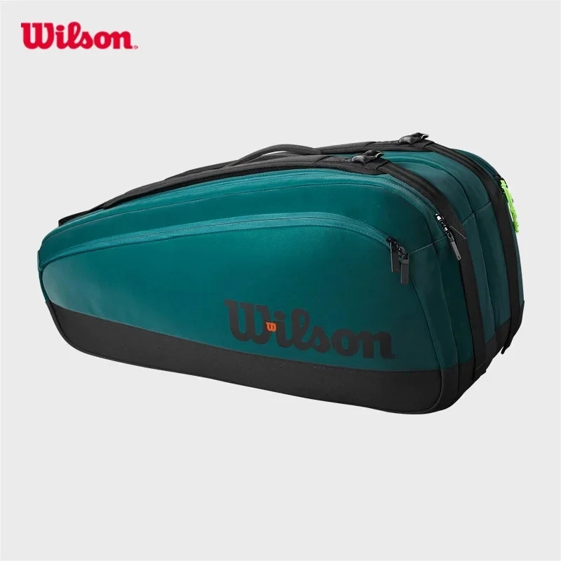 

Wilson 2024 Blade Super Tour V9 Tennis Bag 9-Pack Large Capacity Racquet Backpack Tennis Racket Bag with Thermoguard Lining