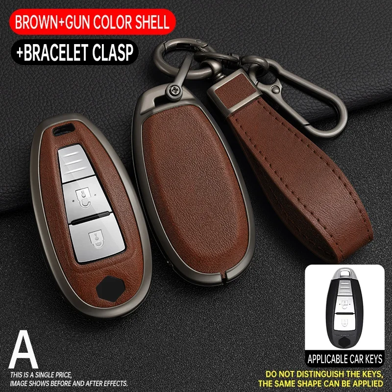 

Alloy Car Remote Key Case Shell Cover Fob For Suzuki Vitara Swift Ignis Kizashi SX4 Baleno Ertiga Samurai S-Cross Accessories