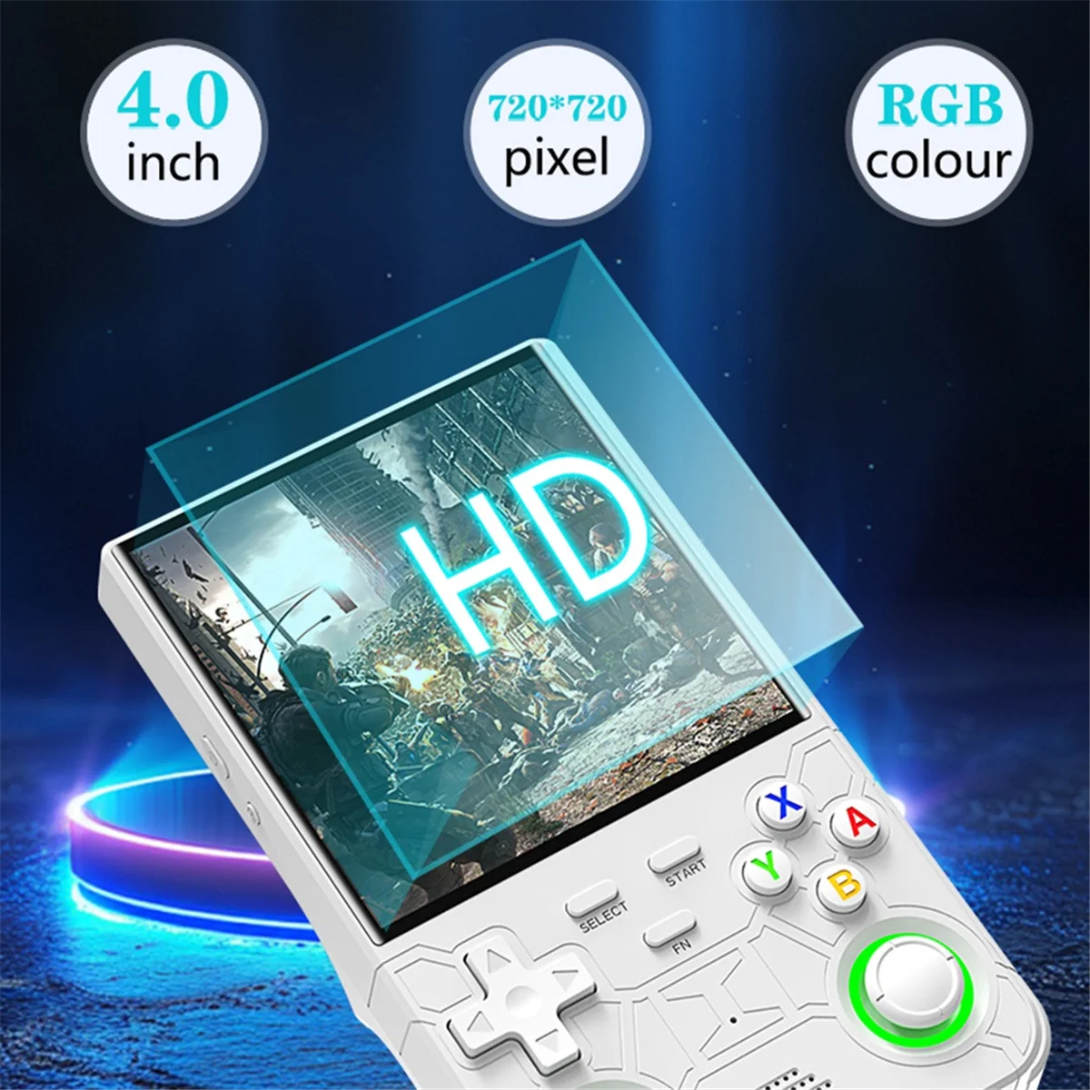 2025+R36 Ultra Retro Handheld Video Game Console 128GB 20000+ Games 4.0 Inch Screen 3D Joystick Linux Portable Game Player A