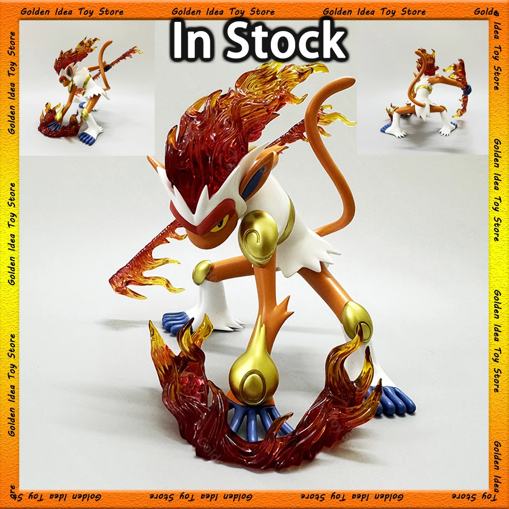 Figurine d'action Pokemon Anime, Infernape, Statue en PVC, Modèle de collection, Décoration de dessin animé, Jouets d'ornement, Cadeau de Noël