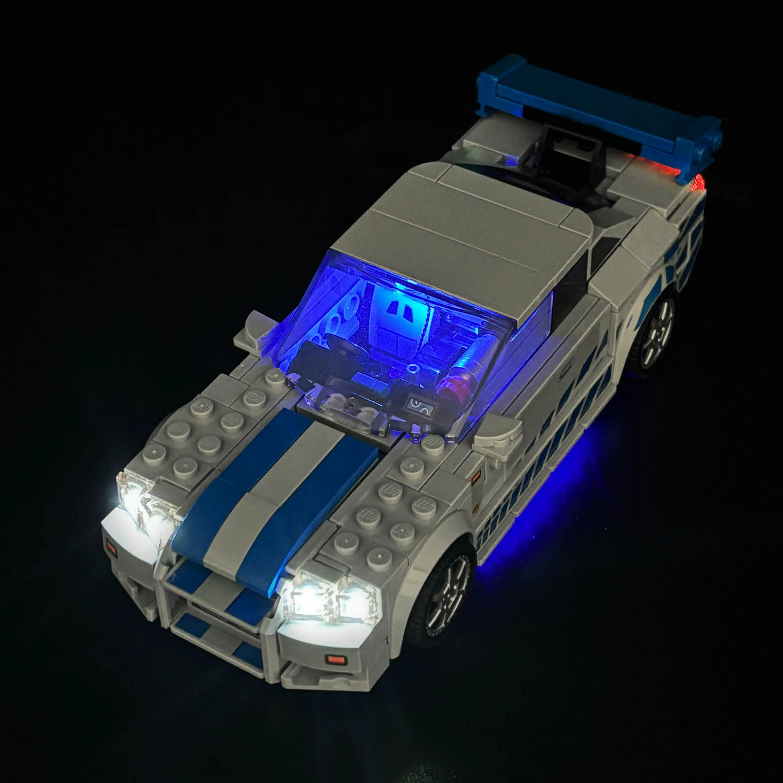 مجموعة إضاءة LED LYBMTWF لـ 76917، متوافقة مع طراز Speed Champions Fast & Furio، مجموعة الإضاءة فقط لا تشمل مجموعة النماذج