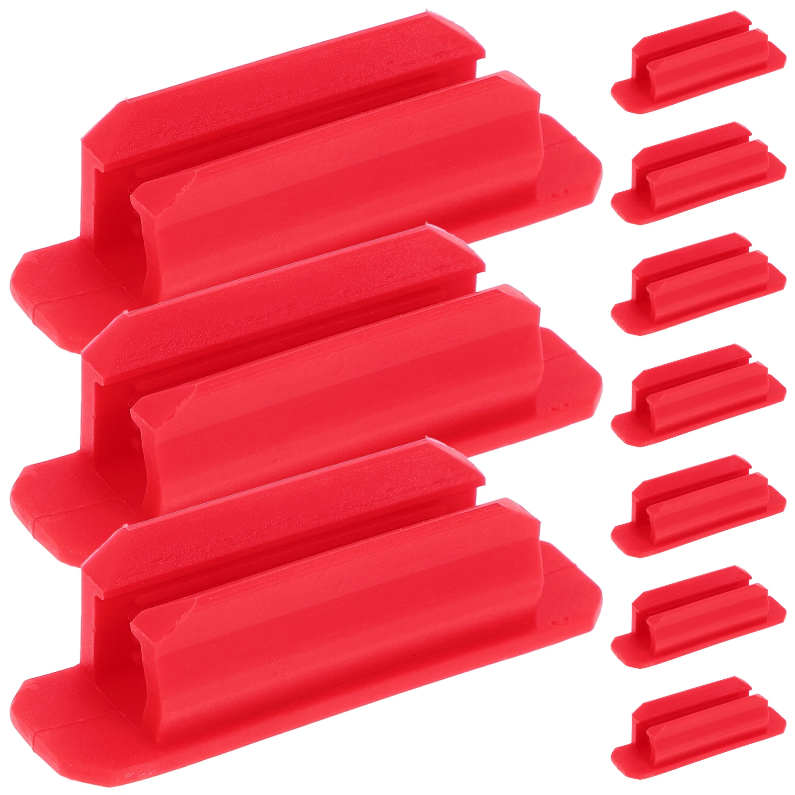 

10 Pcs Silicone Pen Holder Set Adhesive Desk Clamps Markers Lightweight Portable Self Adhesive Great for Office School Teachers