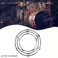 Ensure the Longevity of Your Snare Drum with Durable Drum Hoop Ring Rims Zinc Alloy Material Fits 8 10 12 14 inch Snare Drums