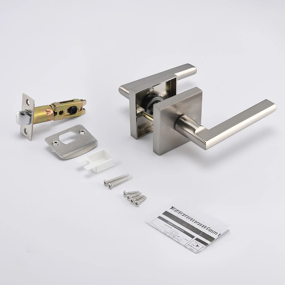 Indoor door lock three-rod bath quick-open escape zinc alloy