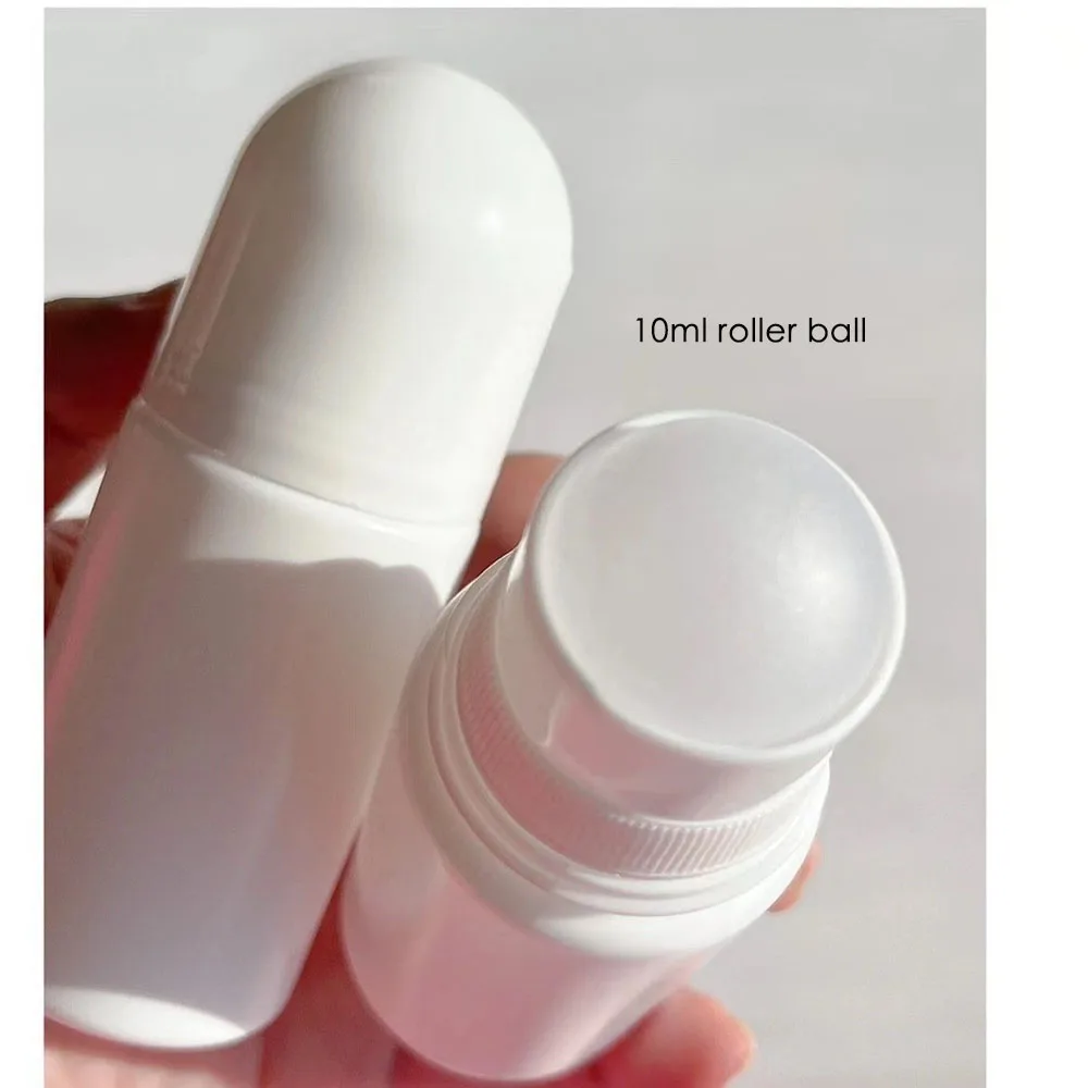 2PCS 30ml 50ml Plastic Roller Bottle Deodorant Bottles Essential Oils Roller Bottles Portable Travel Container Vial Jar