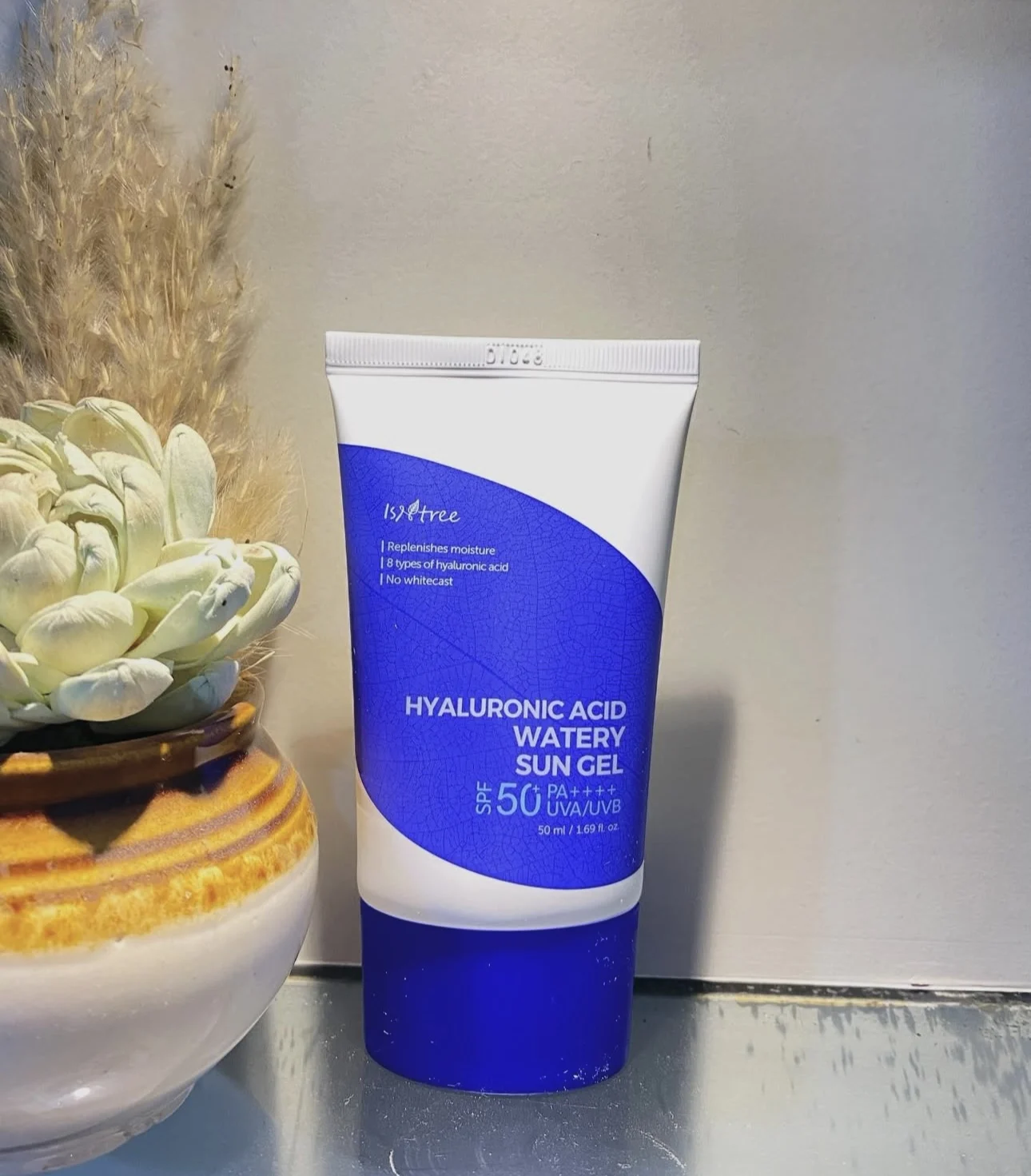 حمض الهيالورونيك ماء الشمس هلام الحليب ترطيب الجسم المضادة للأشعة فوق البنفسجية العزلة Isntree الأزرق كفاءة حماية واقية من الشمس