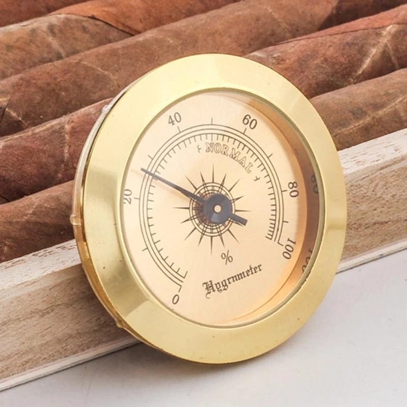 50MM High Moisture Meter Hygrometer Mini Mechanical Pointer Hygrometer Musical Instrument Hygrometer
