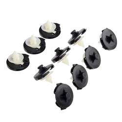 10Pcs Black white Plastic Car Fastener 6N1 6N2 Car Interior Door Panel Clips Trim Panel 6N0868243A